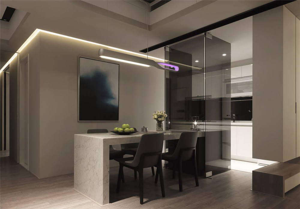 龍湖九里晴川-現(xiàn)代簡約-臥室設計效果圖