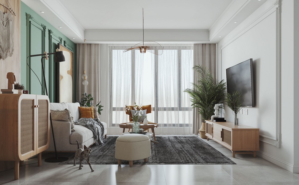 龍湖九里晴川-現(xiàn)代簡約-臥室設(shè)計(jì)效果圖